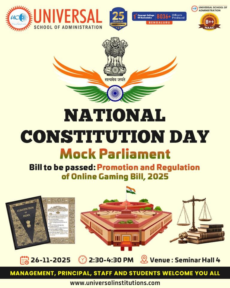 National Constitution Day: UGI Hosts a Dynamic Mock Parliament Session