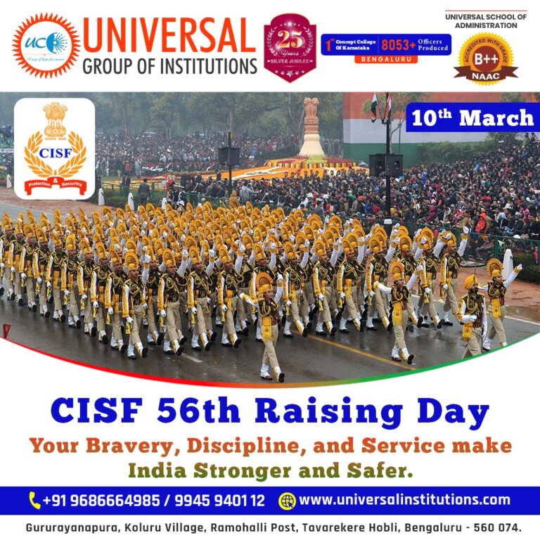 Central Industrial Security Force 56th Raising Day: Honoring Bravery and Service