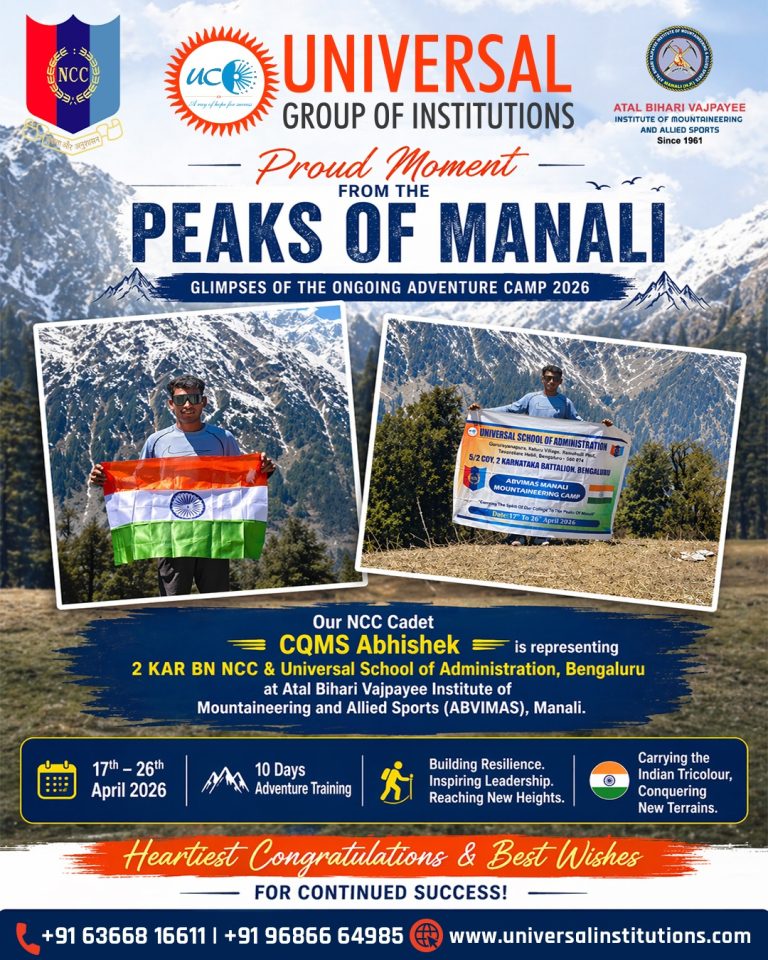 From the Peaks of Manali: A Proud Achievement for Universal Group of Institutions