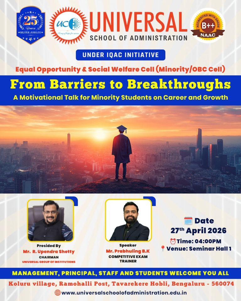 From Barriers to Breakthroughs: Inspiring Futures at Universal School of Administration