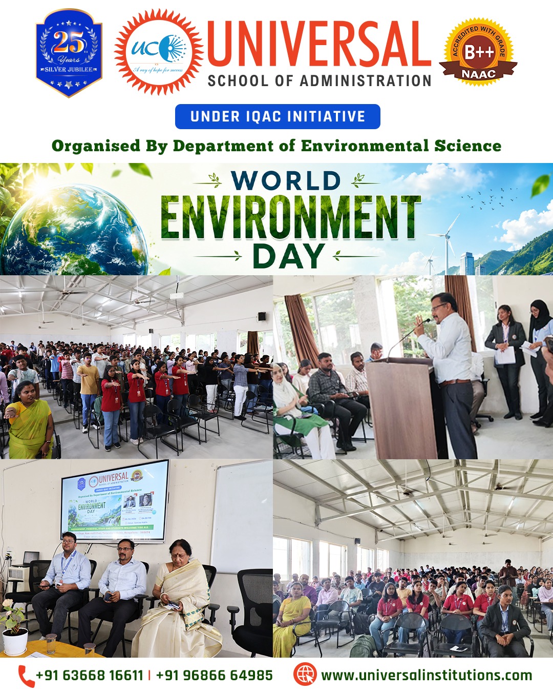 IQAC Initiative: Environmental Science Department Leads World Environment Day Celebration