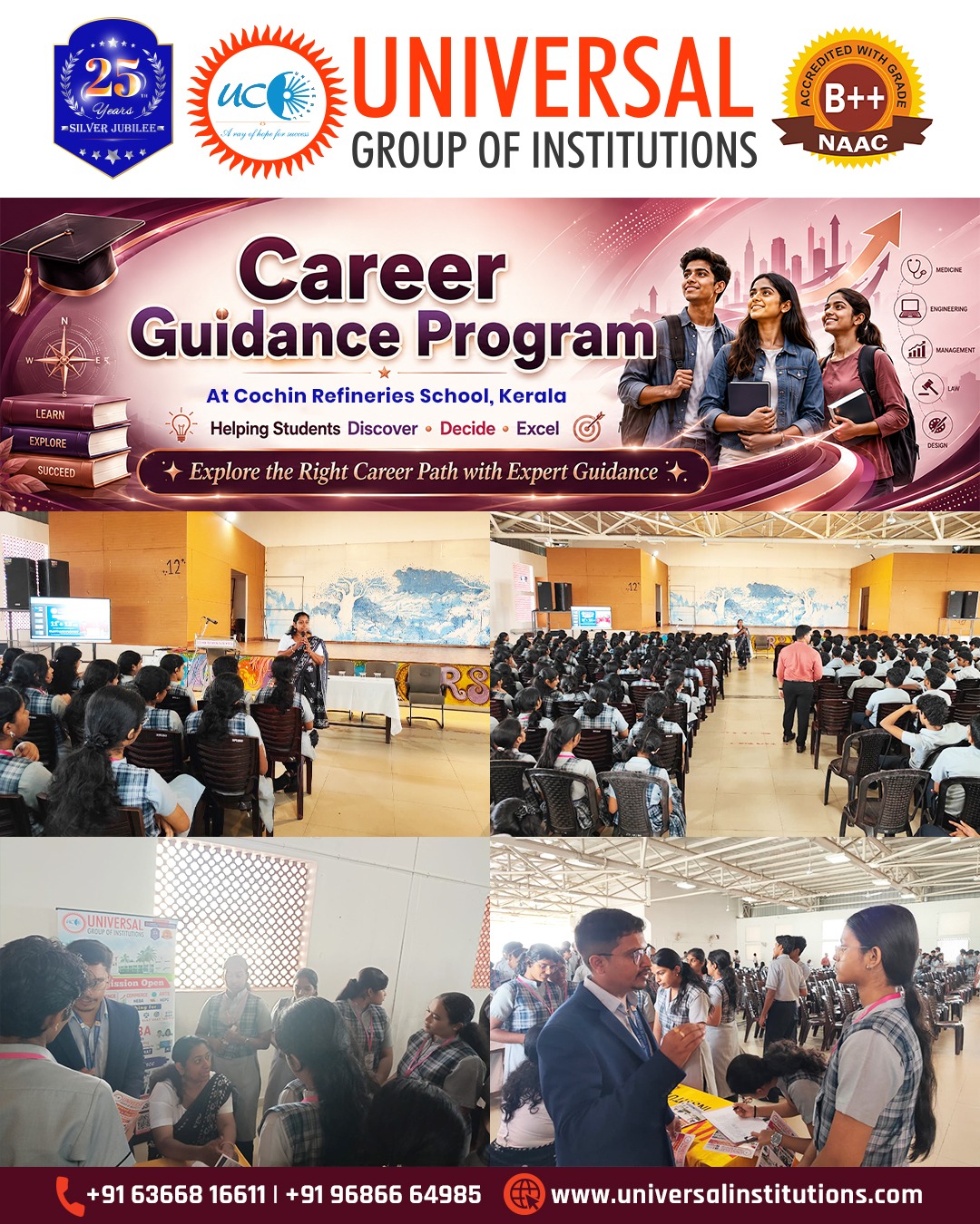 Career Guidance Program at Cochin Refineries School, Kerala