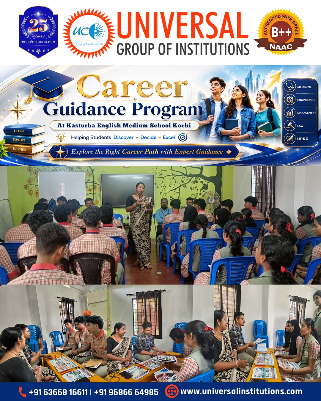 Career Guidance Program @ Kasturba English Medium School, Kochi