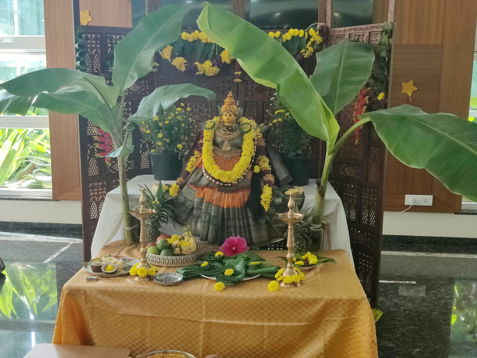 Divine Blessings at USA – Varalakshmi Vratam Pooja